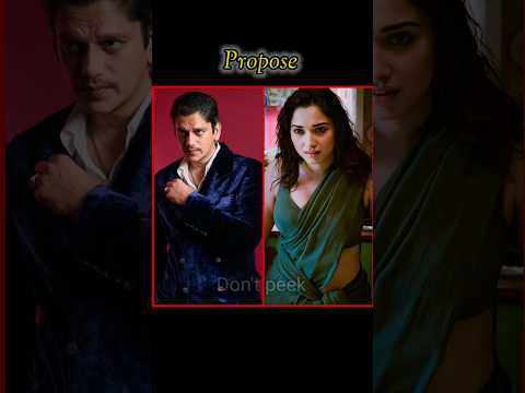 Tamanna Bhatia propose🥀 || #tamannaah #vijay #love #trending #reels #dontpeek #shorts