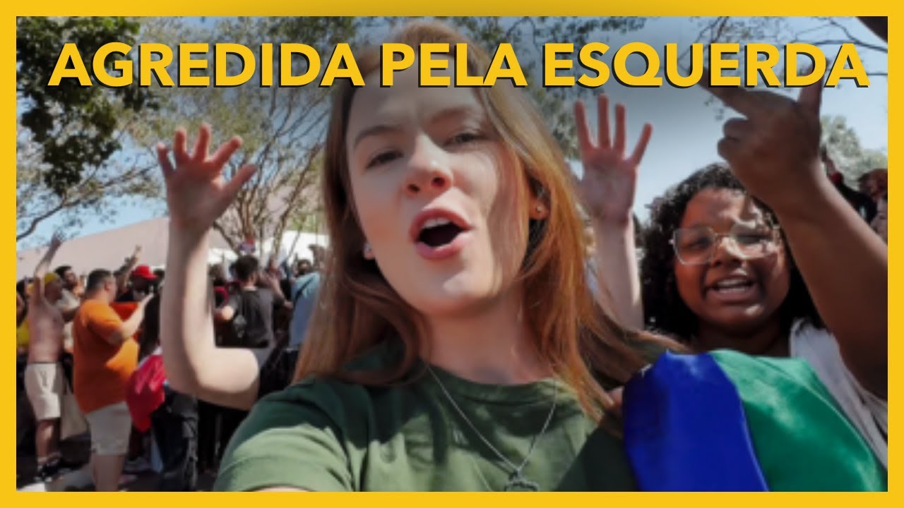 Líder do Novo é covardemente AGREDIDA em Congresso da UNE