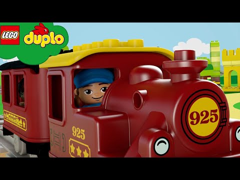 #LEGO | Piosenka o pociągach | LEGO DUPLO | Bajki i piosenki dla dzieci! | Moonbug Kids