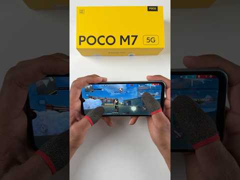 Thumbnail for Poco m7 5g unboxing and phone all features gaming test under 10k best phone 120hz 5160mAH
