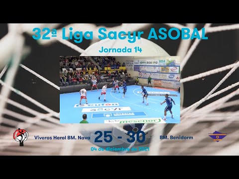 32ª Liga Sacyr ASOBAL J14: Viveros Herol BM. Nava - BM. Benidorm 25-30