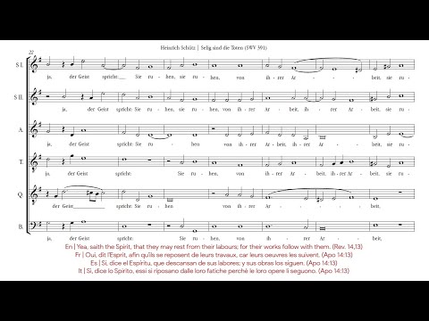 Schütz | Selig sind die Toten [SWV 391, á 6; Westminster Kantorei]