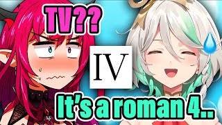 Cecilia Laughs at IRyS Misreading a Roman Numeral as "TV" While Playing Amnesia