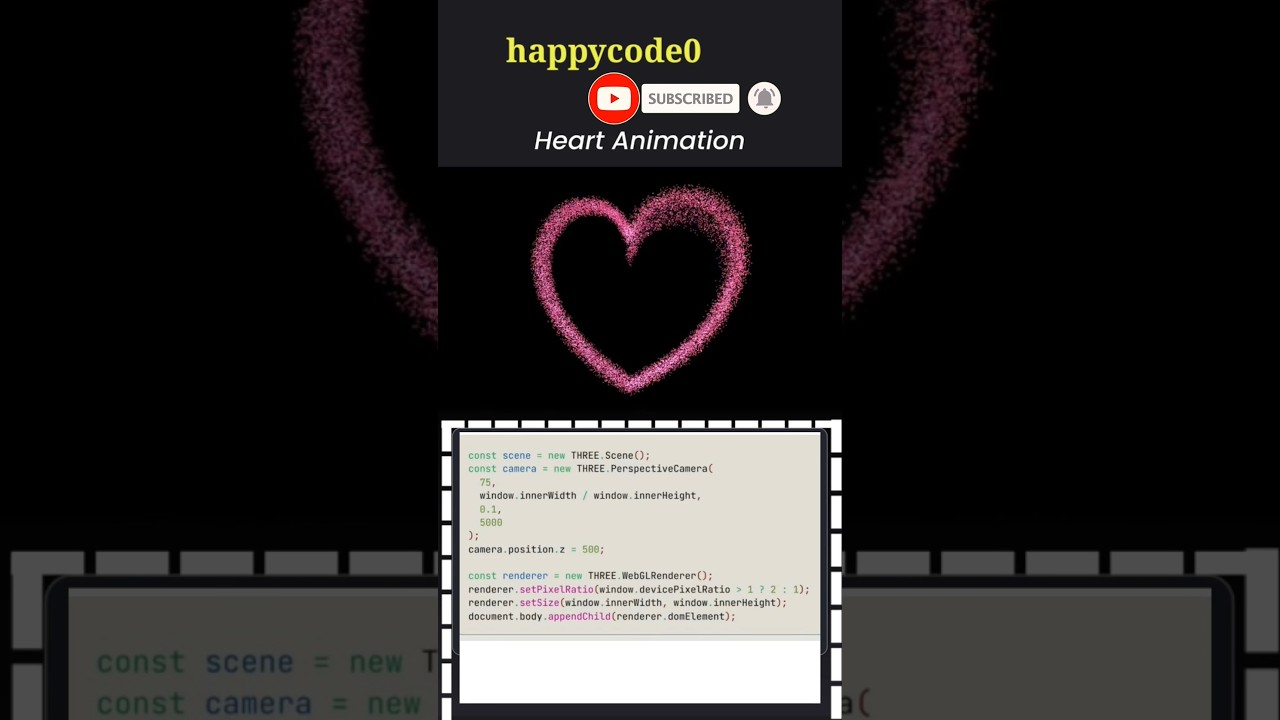 Heart Animation #html #css #javascript  |||