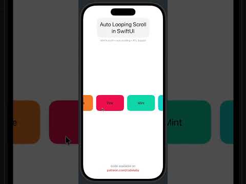Building an Infinite Looping ScrollView in SwiftUI – SwiftUISnippets