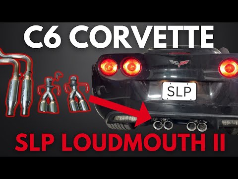 Catback EXHAUST Install for the C6 Grand Sport! [SLP LOUDMOUTH II]