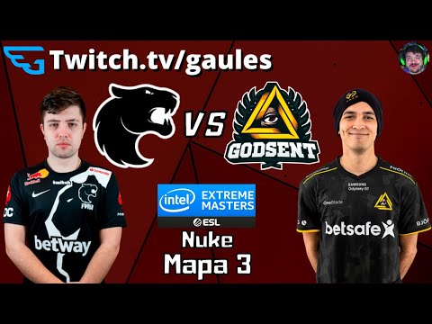 Furia vs GODSent (Nuke - Mapa 3 MD3) Brasil x Brasil - Transmissão Gaules