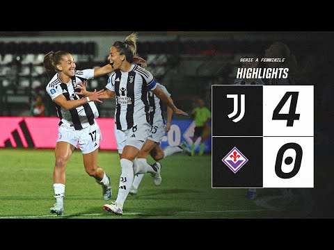HIGHLIGHTS SERIE A | Juventus Women 4-0 Fiorentina | Un gol capolavoro di Vangsgaard