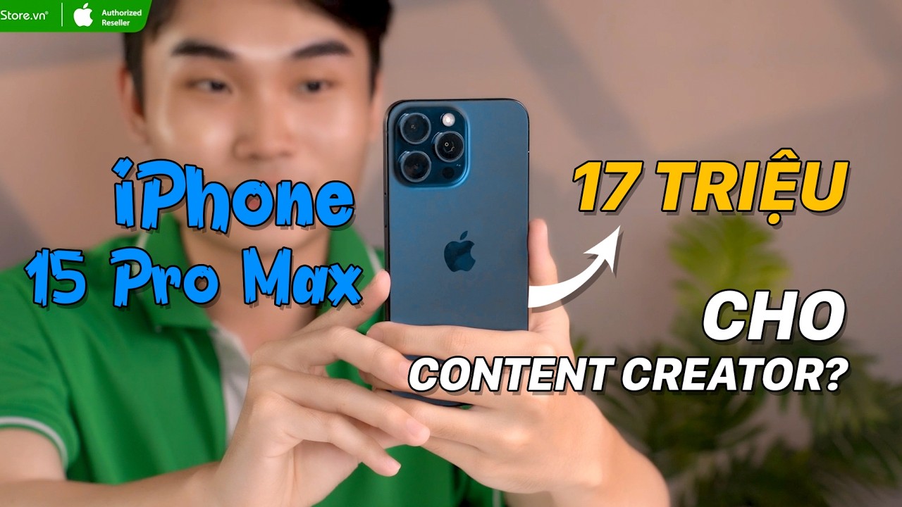 Video iPhone 15 Pro Max 1TB Cũ chính hãng
