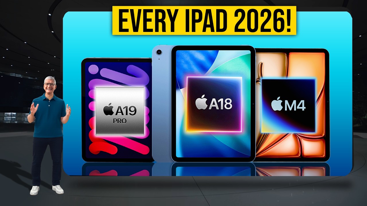 Apple's 2026 Entry-Level iPad to Feature A19 Chip and In-House N1 Module