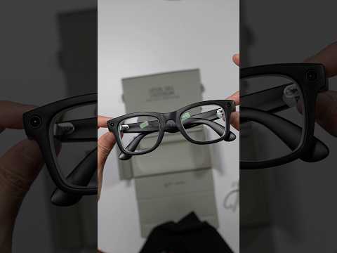 Wayfarer Meta Ray-Ban in Matte Black Unboxing!