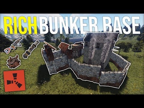 ROCKET RAIDING Clan BUNKER BASE Design w/ CRAZY JACKPOT LOOT  - Rust DUO Survival Gameplay (S5-E10)