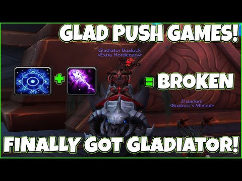 GOT GLADIATOR IN SHADOWLANDS SEASON 2 AS DOUBLE AFFLICTION WARLOCK + HOLY PALADIN! FIRST TIME GLAD