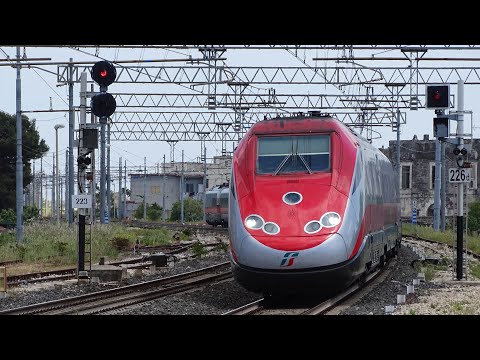TRENI VELOCI IN TRANSITO A BISCEGLIE: FRECCE, INTERCITY, MERCI & ALTRO