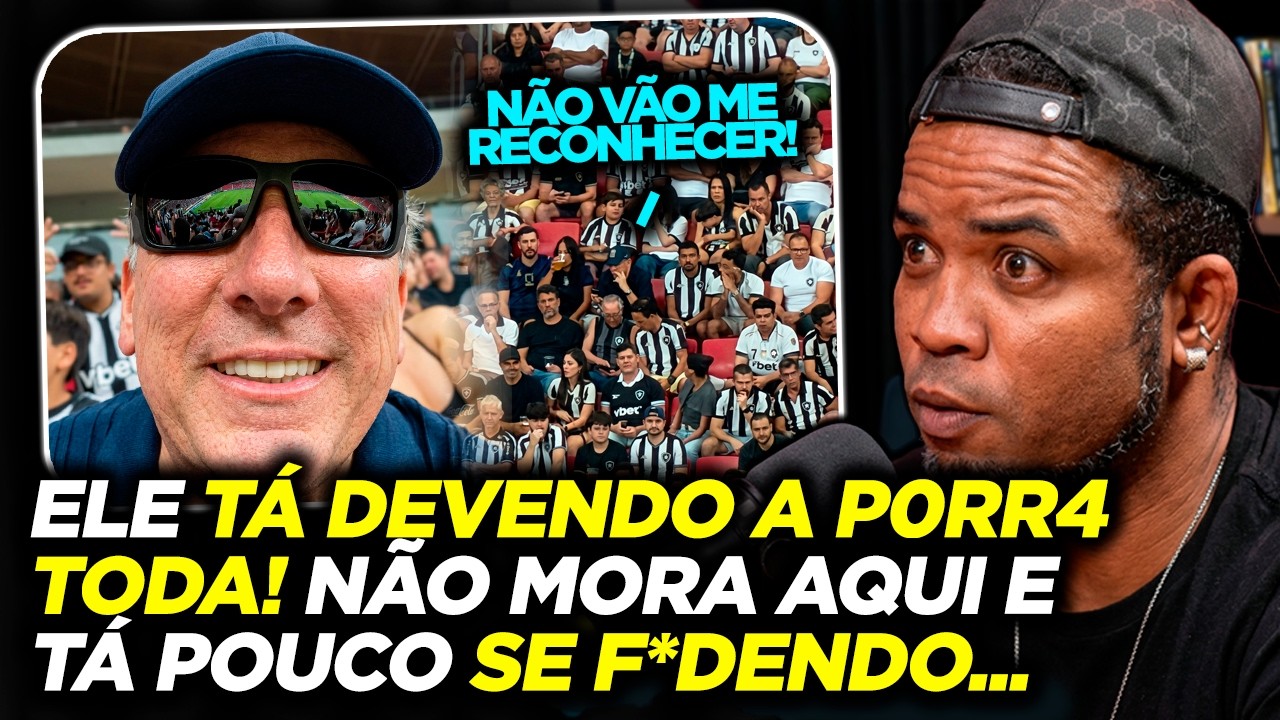 "NÃO É BOTAFOGUENSE" JOHN TEXTOR NO MEIO DA TORCIDA DO BOTAFOGO E CARLOS ALBERTO MANDA A REAL