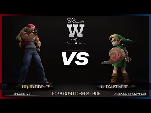 UW4 Single Loosers TOP 8 Qualifier - Liquid | Riddles (Terry) Vs. Supahsemmie (Young Link)