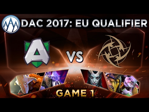 Alliance vs NiP Game 1 - DAC 2017 Europe Qualifier - @DotaCapitalist & @BTSGoDz