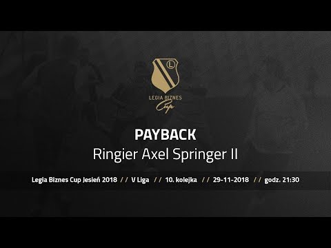 Skrót spotkania PAYBACK - Ringier Axel Springer ( Legia Biznes Cup Jesień 2018 )