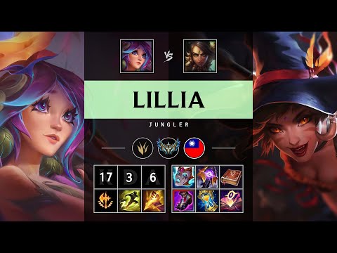 Lillia Jungle vs Nidalee - TW Challenger Patch 25.08