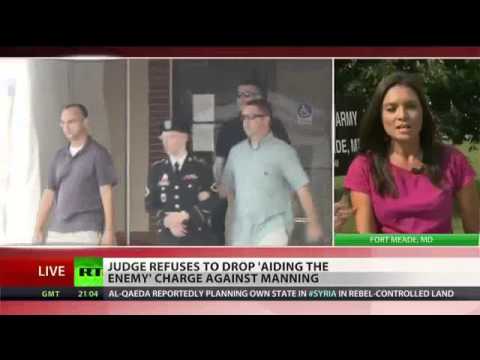ENEMY OF THE STATE-Judge rejects dropping 'Aiding the Enemy' charge against Bradley Manning.mp4