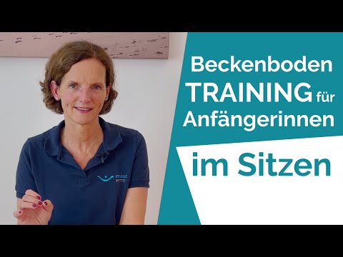 Beckenbodentraining für Frauen (Anfängerinnen) im Sitzen