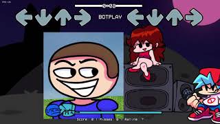 Cover art for Friday Night Funkin' - Thrunderstorm but Dave sings it - Dave and Bambi Golden Apple