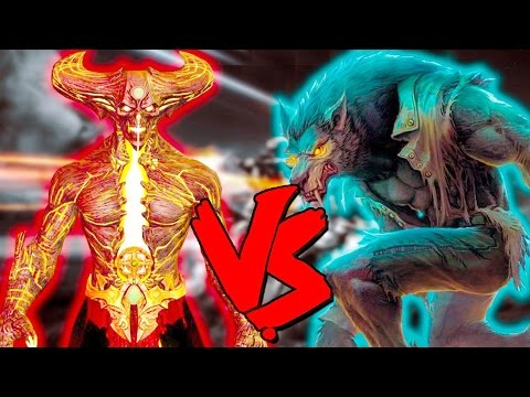 Corrupted Shinnok Vs Werewolf Army - Epic Battle - Mortal Kombat Costume Skin Mod