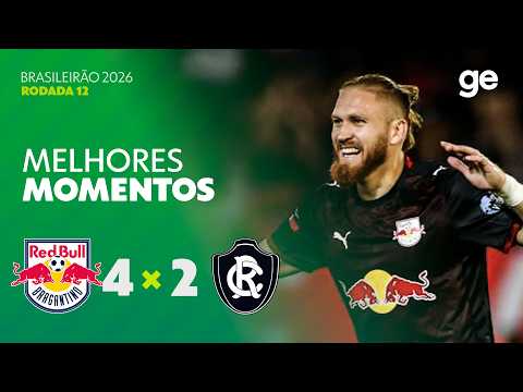 Gols e lances de Red Bull Bragantino x Remo