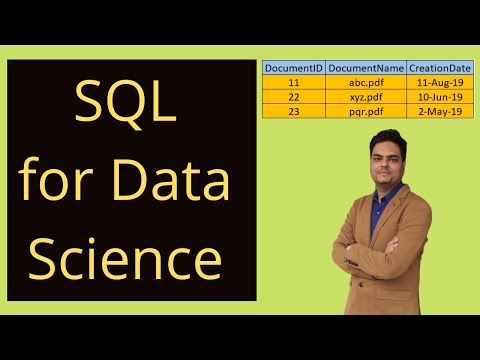 SQL For Data Science What Why and How of SQL in Data science Data Science SQL for beginners