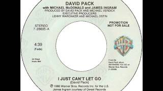David Pack-I Just Can&#39;t Let Go