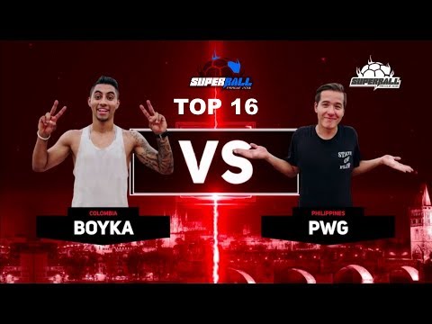 World Freestyle Football Championships ”SuperBall 2018” - TOP16 Boyka vs PWG