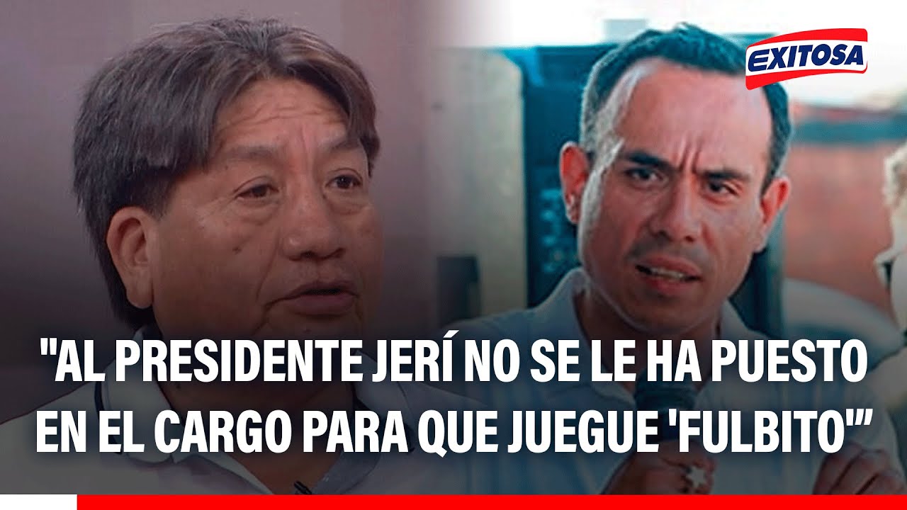 🔴🔵 Héctor Vargas: "Al presidente Jerí no se le ha puesto en el cargo para que juegue 'fulbito'"