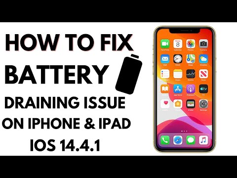 IOS 14.4.1 FIX BATTERY DRAINING ISSUE ON IPHONE IPAD & IPOD ( 2021 )