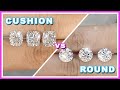 How To Choose Between Round Or Cushion Diamond Brilliant Vs Crushed Ice EXPLAINED