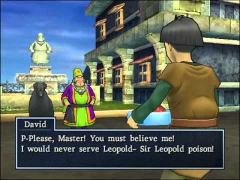 112 Dragon Quest 8 Cut-scene - Dominico berates David in front of Sir Leopold