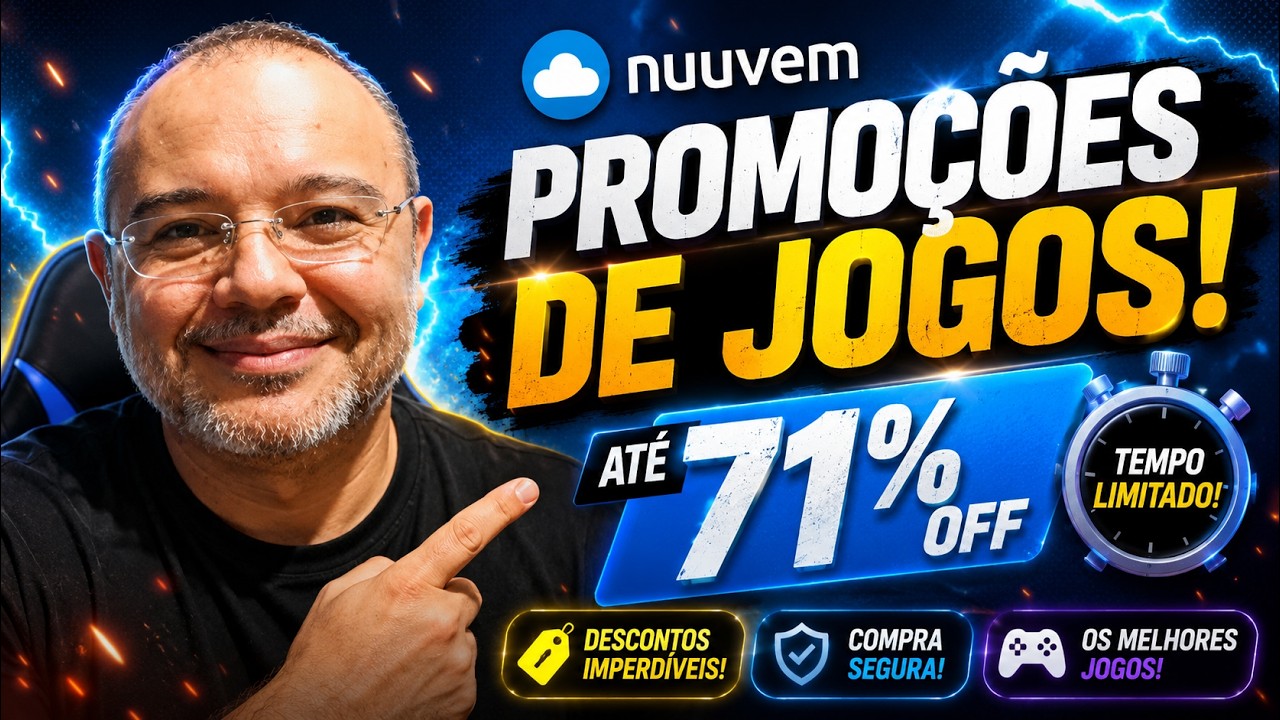 🔥PROMOÇÃO IMPERDÍVEL! Jogos com até 71% OFF na Nuuvem!