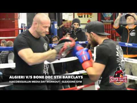 CHRIS ALGIERI MEDIA DAY WORKOUT - SUPER ELITE BOXING