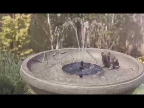 Solar-Powered Water Fountain Floaters