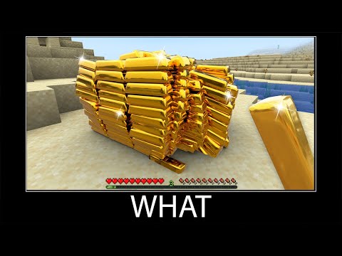 Minecraft Memes: Realistic Gold Ingot Surprise!