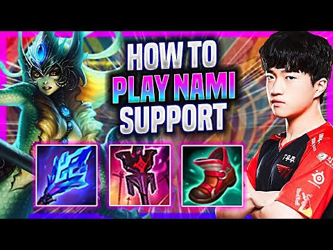 LEARN HOW TO PLAY NAMI SUPPORT LIKE A PRO! - T1 Keria Plays Nami Support vs Yuumi! | Preseason 2023