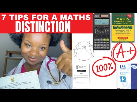 HOW TO GET A DISTINCTION IN MATHEMATICS: My Proven Study strategies🇿🇦
