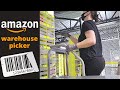 Day in the life of an AMAZON WAREHOUSE PICKER
