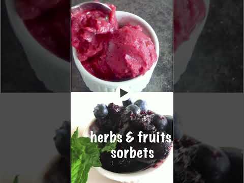 4 Easy Herbs & Fruits Sorbets Recipe |#shorts #diabetes #type2diabetes