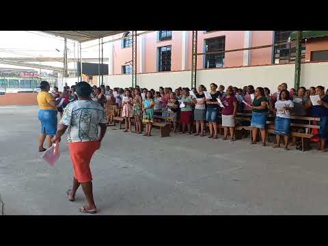 Ensaio, coreografia das crianças, Chegando e Vencendo - UFADCEM 2022