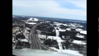 preview picture of video 'landing at Lappeenranta airport'