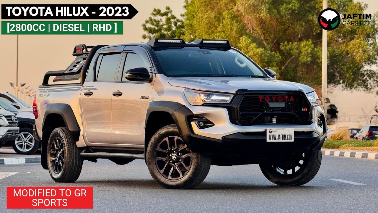Toyota Hilux GR SPORTS KIT MODIFIED | RHD | 2023 | 2.8L DIESEL ENGINE | AUTOMATIC TRANSMISSION |  PREMIUM 4X4 SPO video