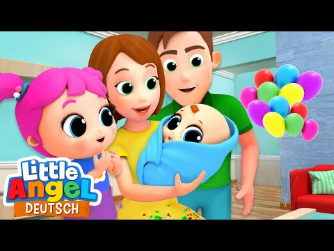 Wir bekommen einen kleinen Bruder | Und viele Videos mehr | Von Little Angel Deutsch - Kinderlieder