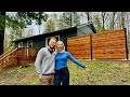 First Week Living In A Cabin In the Woods - Tackling Our First Projects