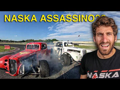 FOLLIA IN PISTA. Mi distrugge la macchina 3 volte. Perché? Vendetta? - Legend Cars Branduzzo Gara 4