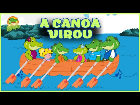 A Canoa Virou | Cantigas de roda | Família Kipapo | Vídeo Infantil Musical